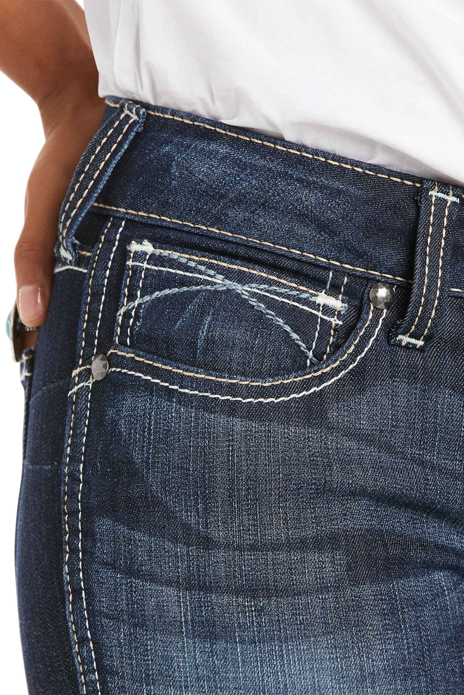 Ariat Ella R.E.A.L dam-stretch skinny jeans med medelhög midja