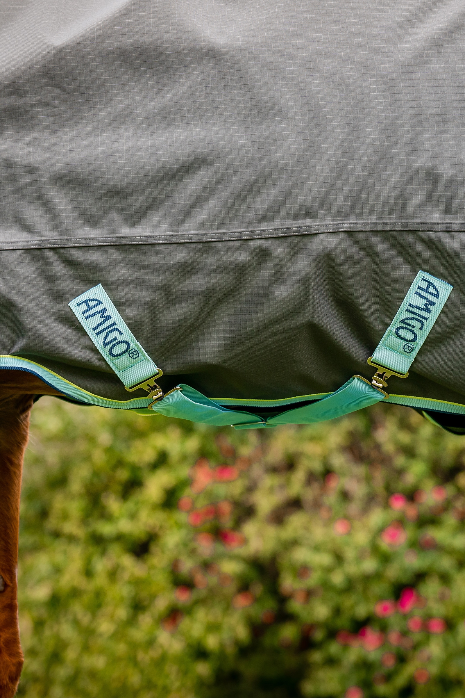 Horseware Amigo Hero Ripstop utetäcke med fleecefoder, 50g