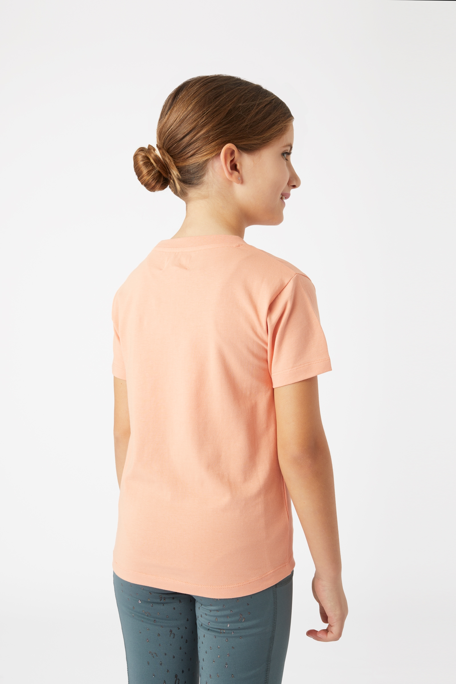 Horze Calina T-shirt med broderi, barnstorlek