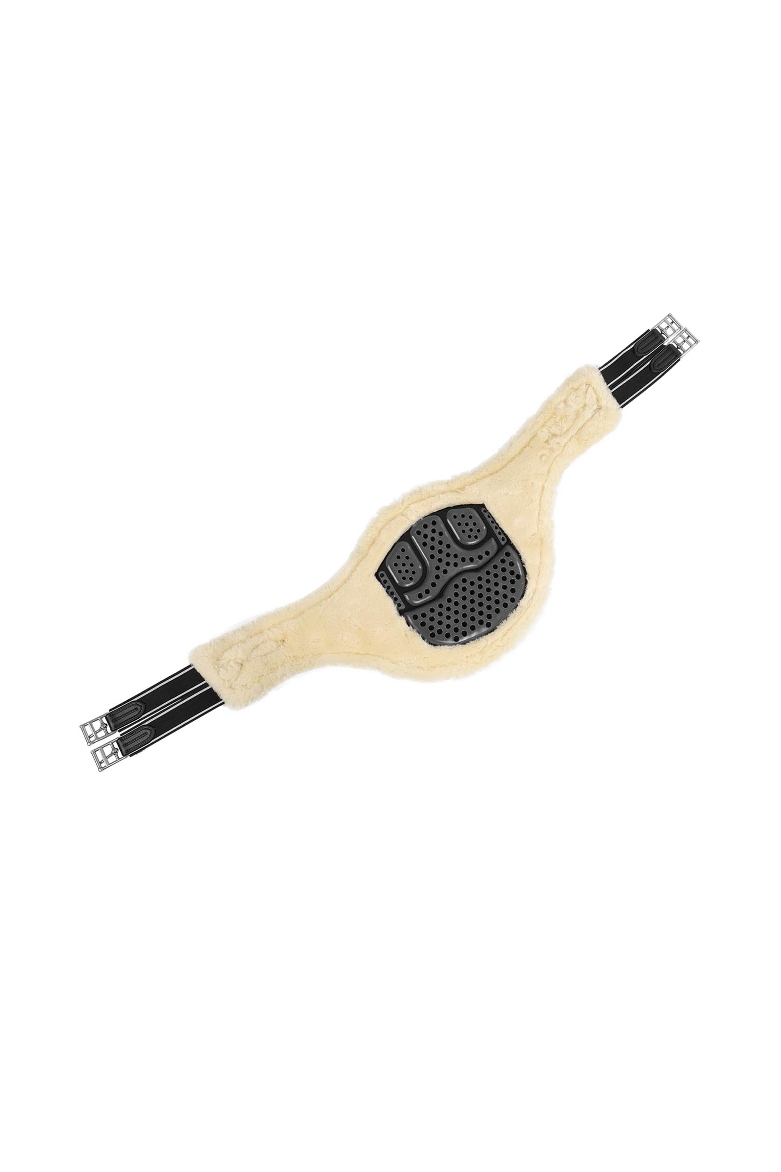 Acavallo sadelgjord med br&ouml;stskydd Classic Gel med syntetisk p&auml;ls  