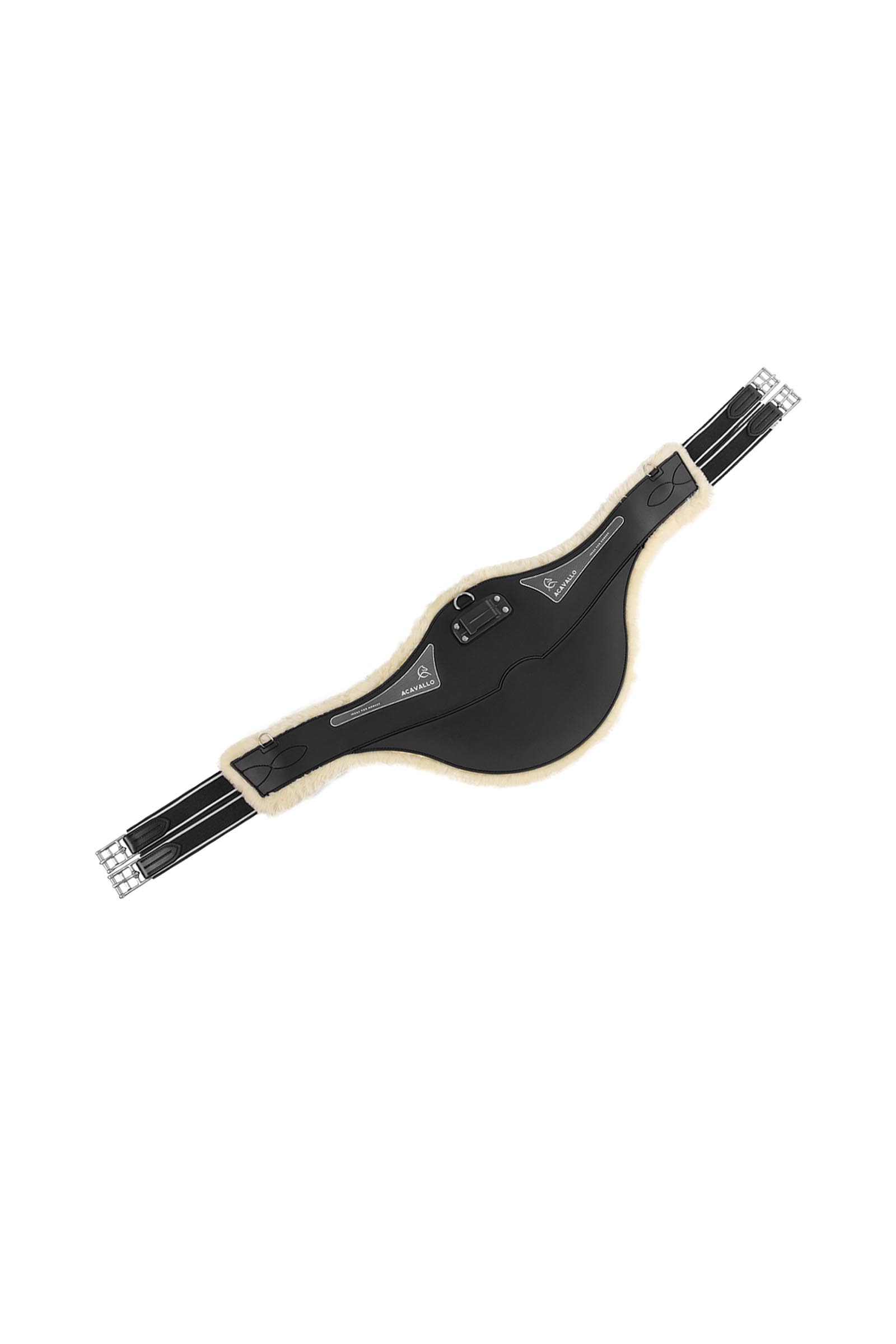 Acavallo sadelgjord med br&ouml;stskydd Classic Gel med syntetisk p&auml;ls  