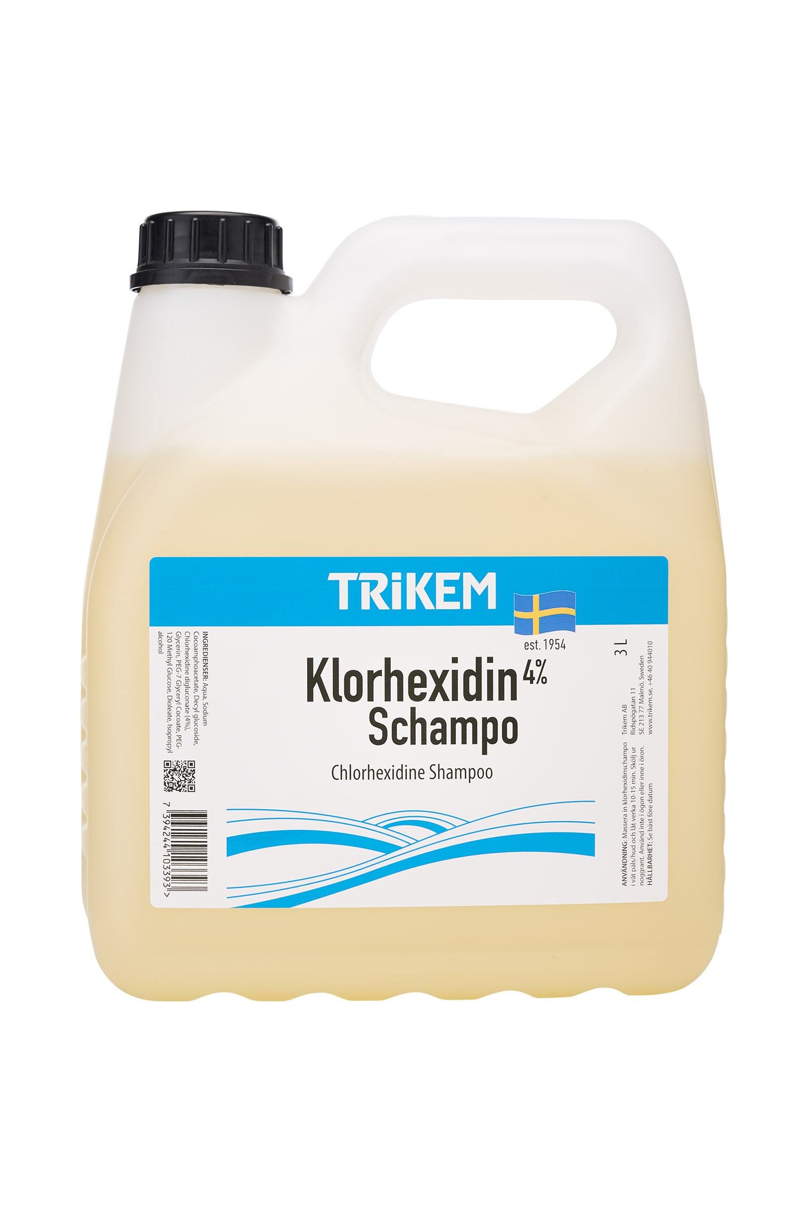 Trikem Klorhexidin schampo, 3 liter