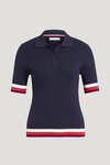 Tommy Hilfiger Equestrian Lenox stickad pik&eacute;