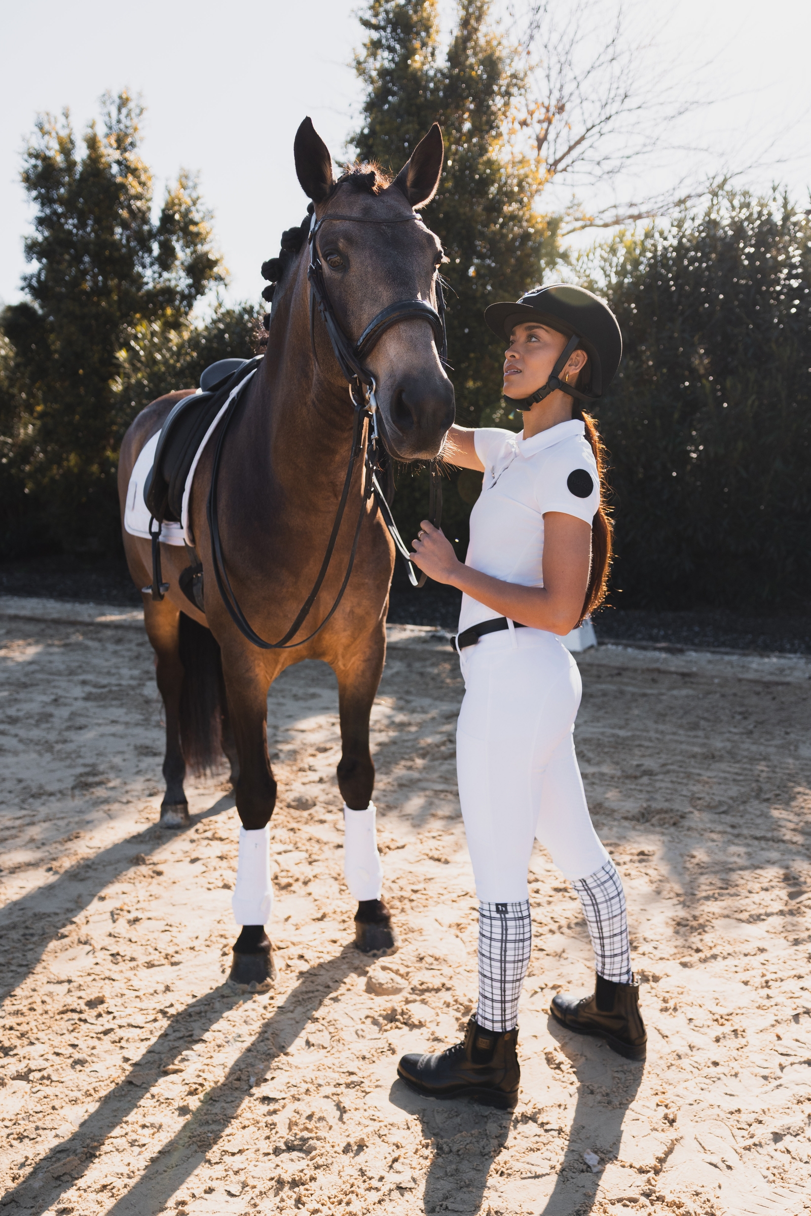 Horze Grand Prix Show Helskodda ridbyxor UPF 50+