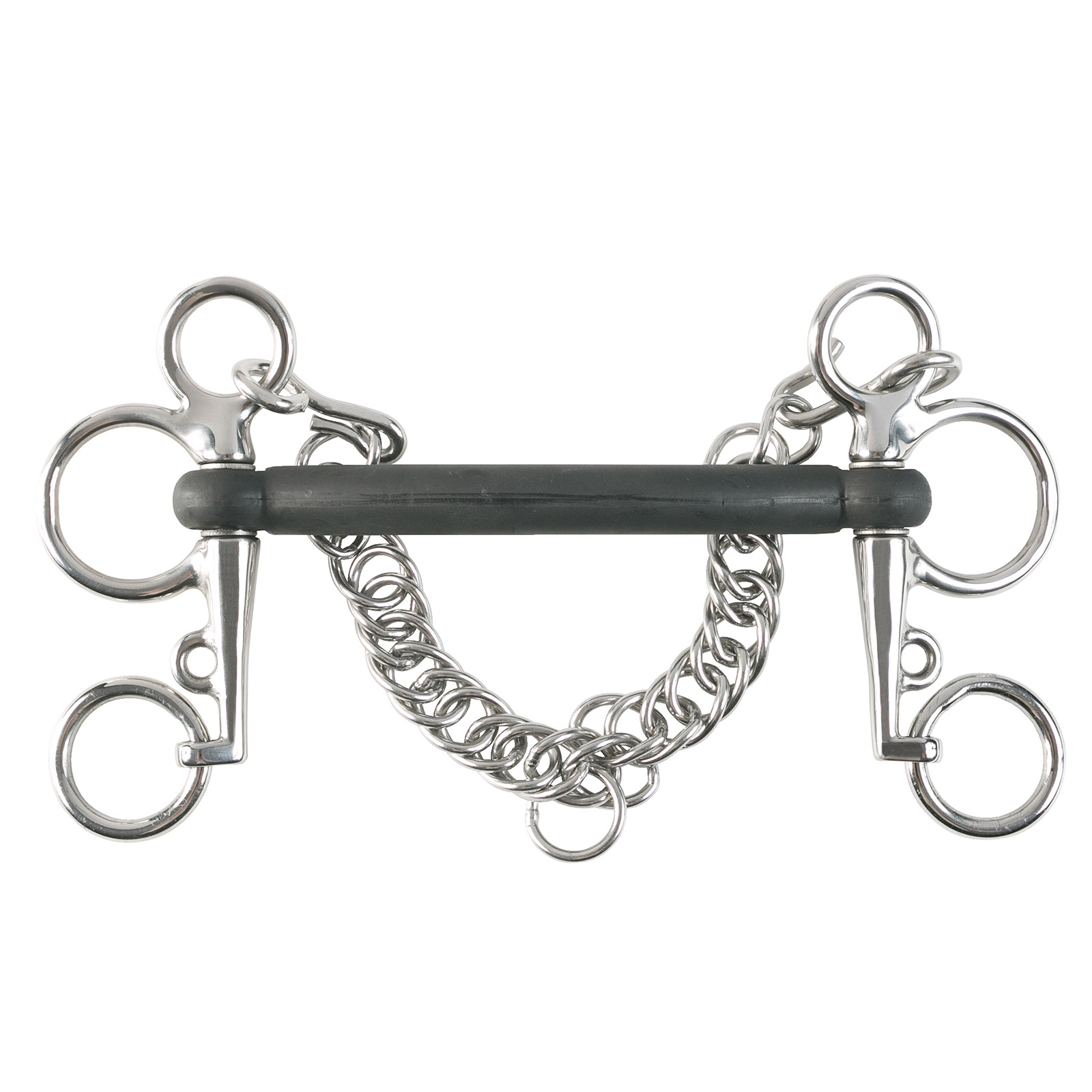 Horze rakt Pelham-gummibett