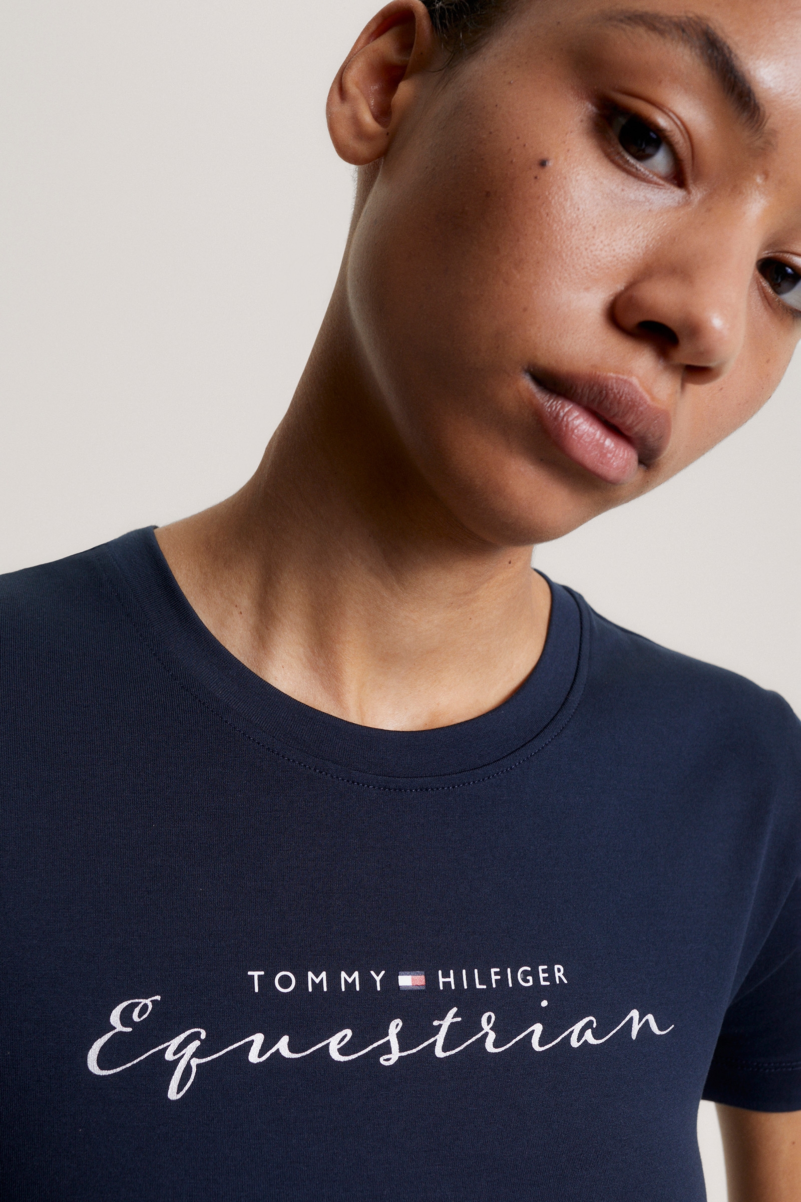 Tommy Hilfiger Equestrian Brooklyn T-shirt med korta ärmar och motiv