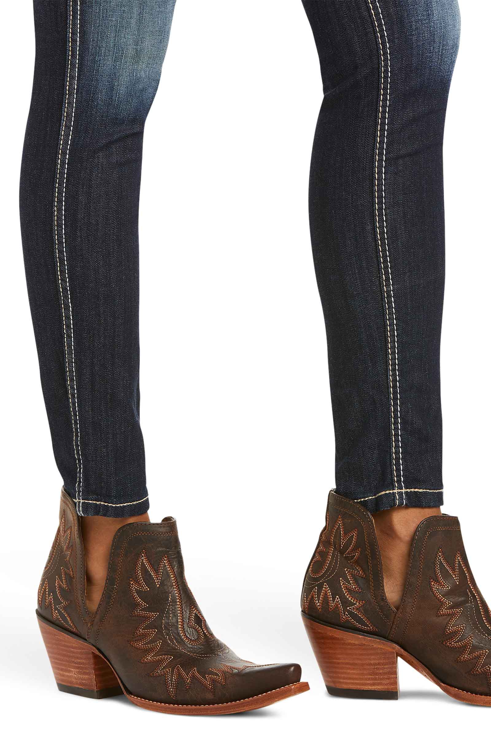 Ariat Ella R.E.A.L dam-stretch skinny jeans med medelhög midja