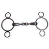 Korsteel Stainless Steel Dutch 3-delat gag-bett med 2 ringar