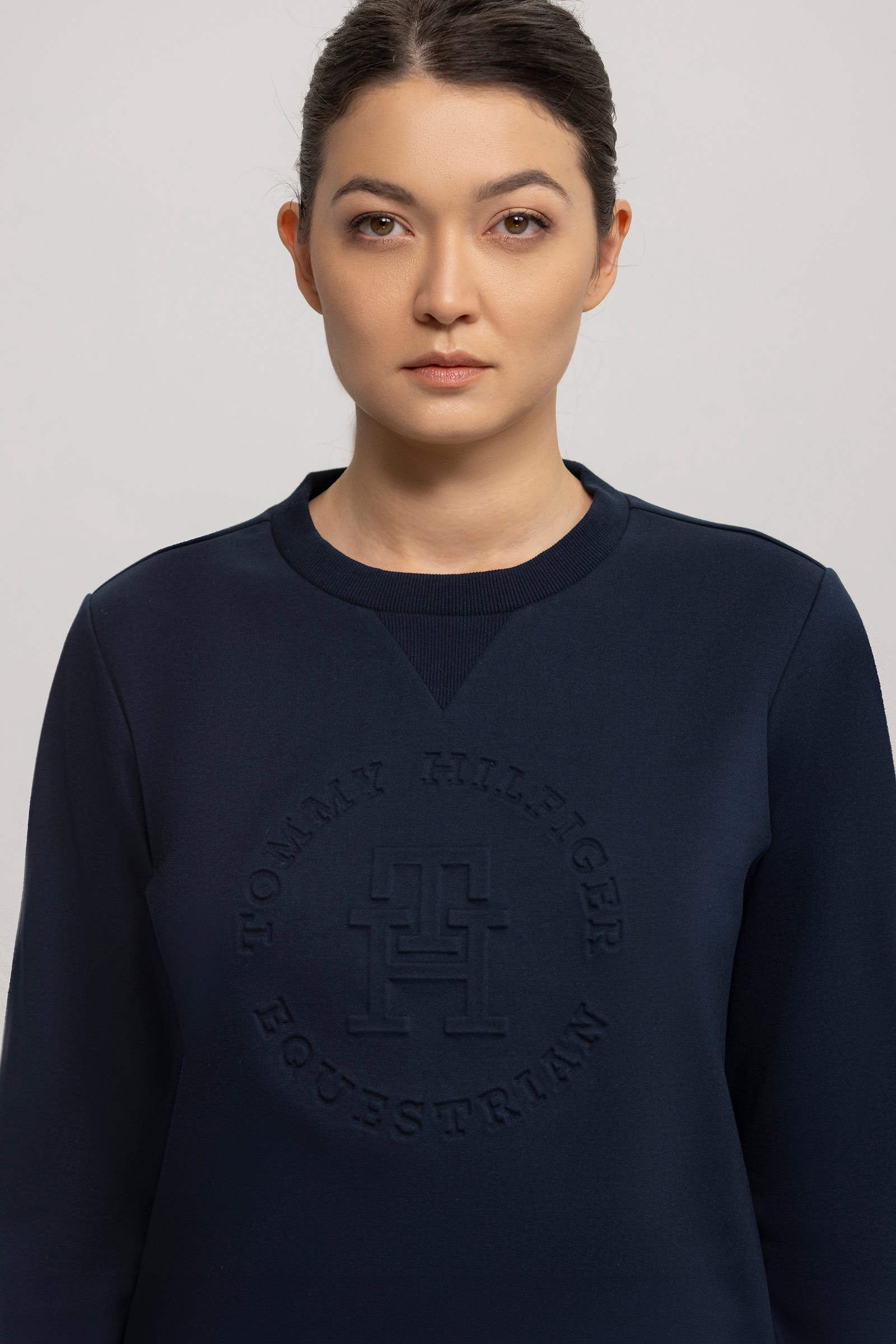 Tommy Hilfiger Equestrian Illinois dam sweatshirt med grafiskt tryck